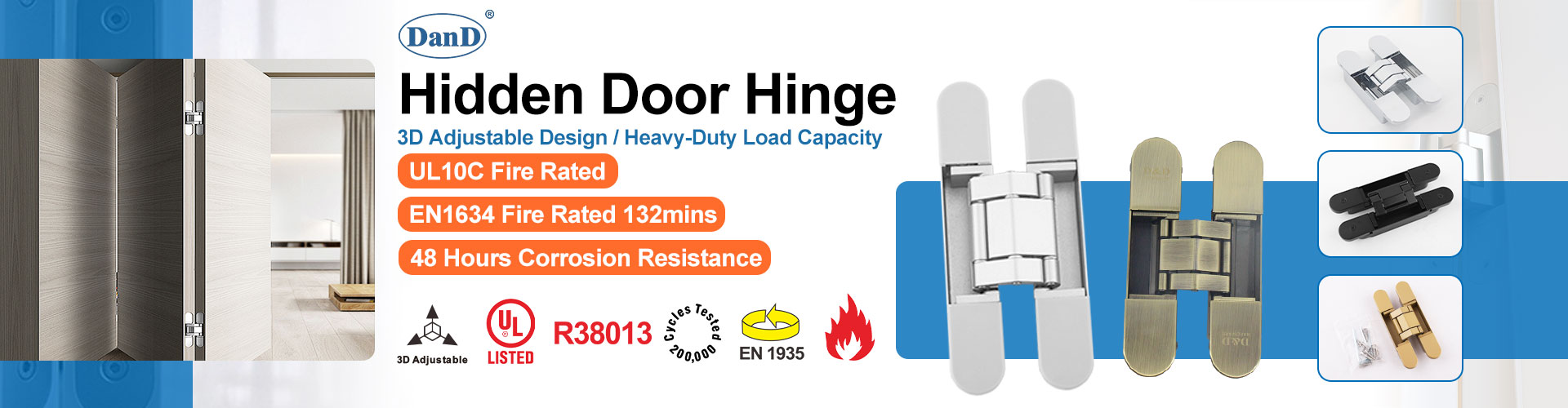 Adjustable Concealed Hinge