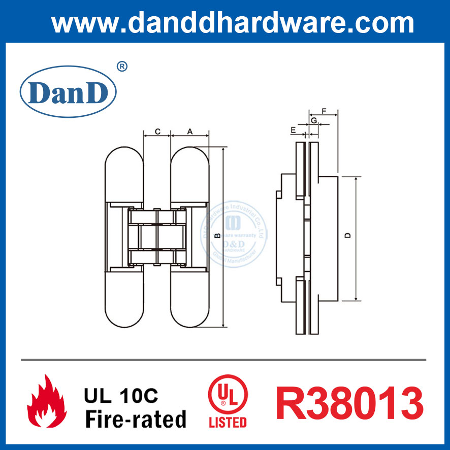 Fire Rated Concealed Hinge Manufacturer