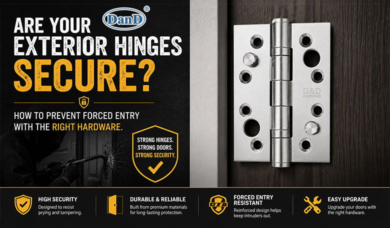Are Your Exterior Hinges Secure How to Prevent Forced Entry with the Right Hardware