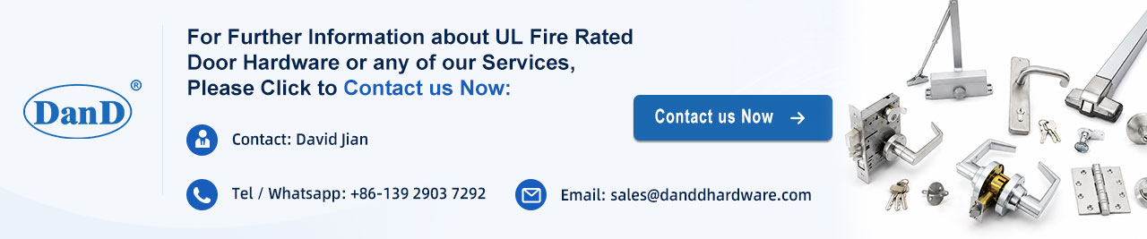 UL fire rated door hardware supplier