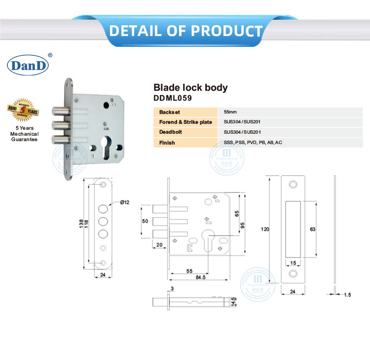 blade lock body