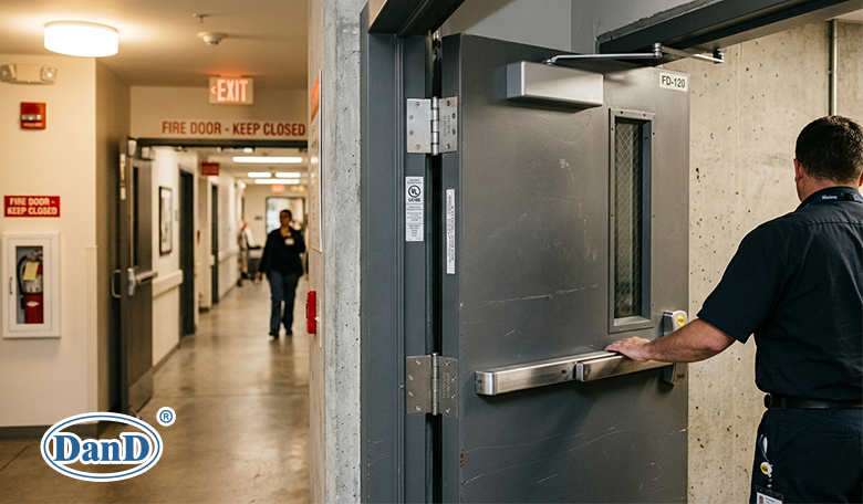 D&D Hardware's Fire-Rated Metal Door Hardware Solutions