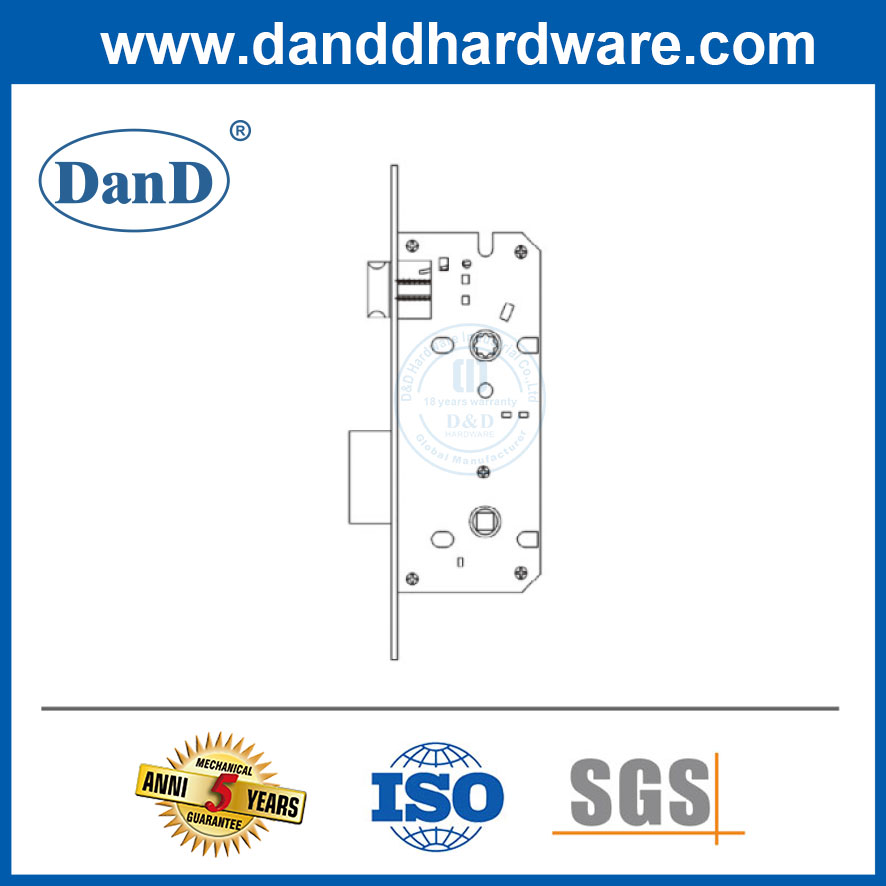 commercial privacy mortise lock