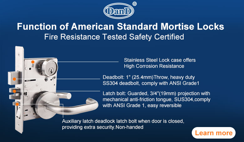 Function of American Standard Mortise Locks
