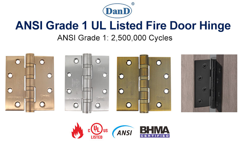 ANSI Grade 1 UL Listed Fire Door Hinge