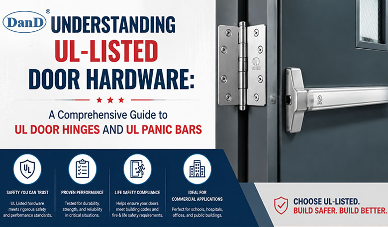 Understanding UL-Listed Door Hardware: A Comprehensive Guide to UL Door Hinges and UL Panic Bars