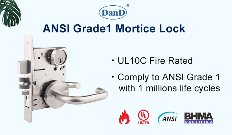 ANSI Grade1 Mortice Lock