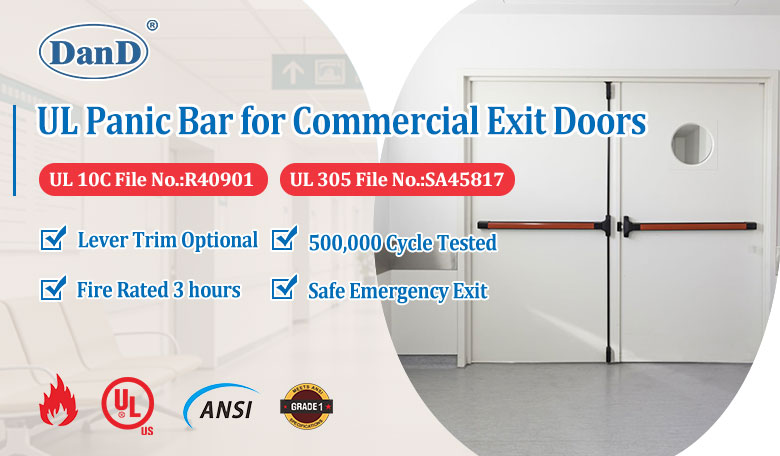 UL Panic Bar for Commercial Exit Doors