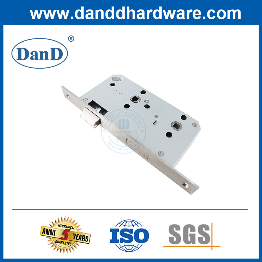 Stainless Steel Euro Profile Mortise Lock for Bathroom Door-DDML050