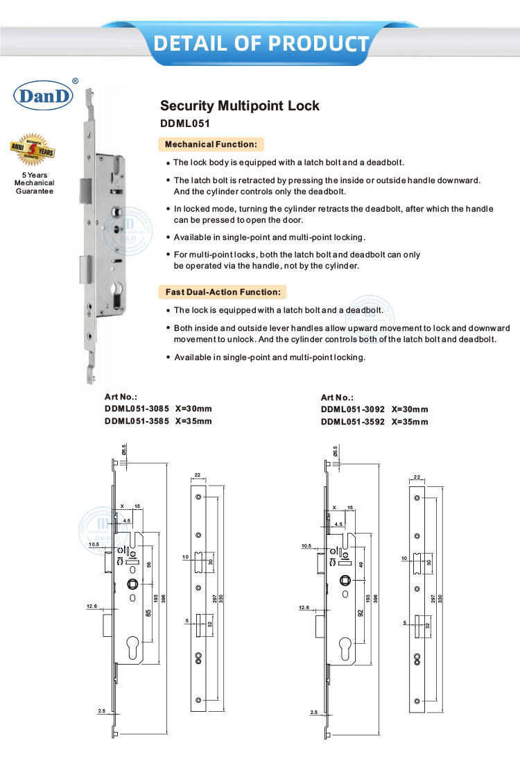 Security Multipoint Lock manufacturer