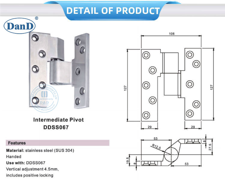 Heavy Duty Offset Pivot