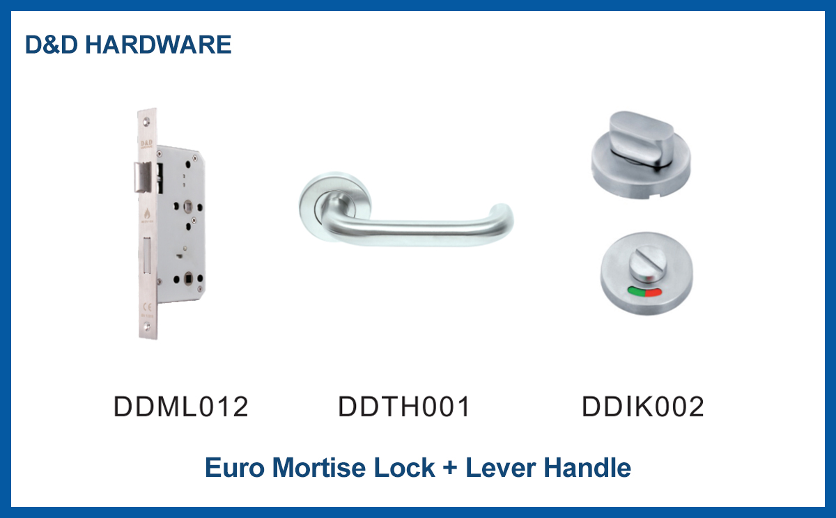 Euro Mortise Lock + Lever Handle