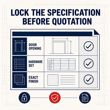 Blueprint Before Purchase: Locking Specifications Early