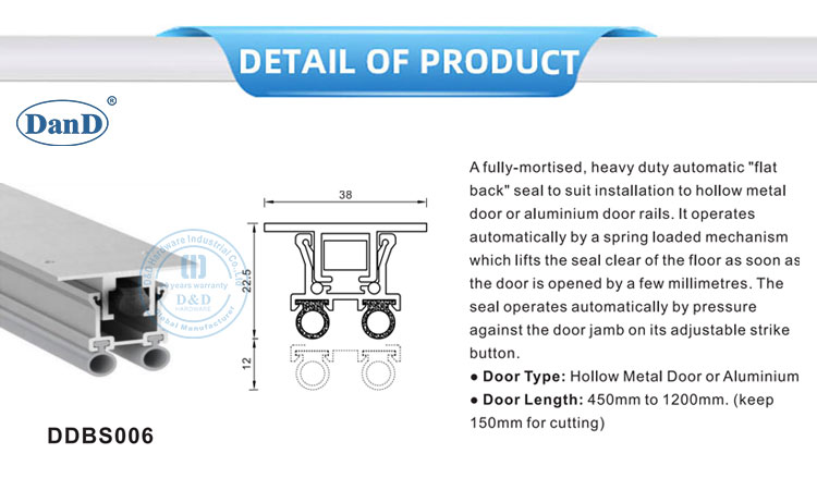 Door Bottom Seal Strip