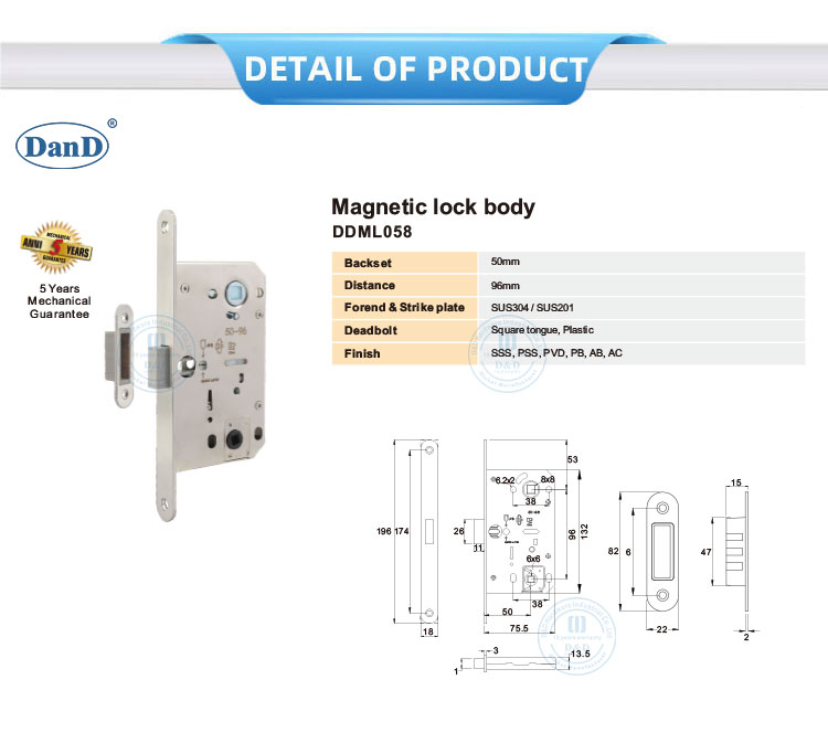 magnetic lock body in commercial buildings