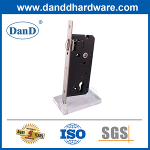 High Security Stainless Steel 304 Black Roller Door Lock-DDML017-4585